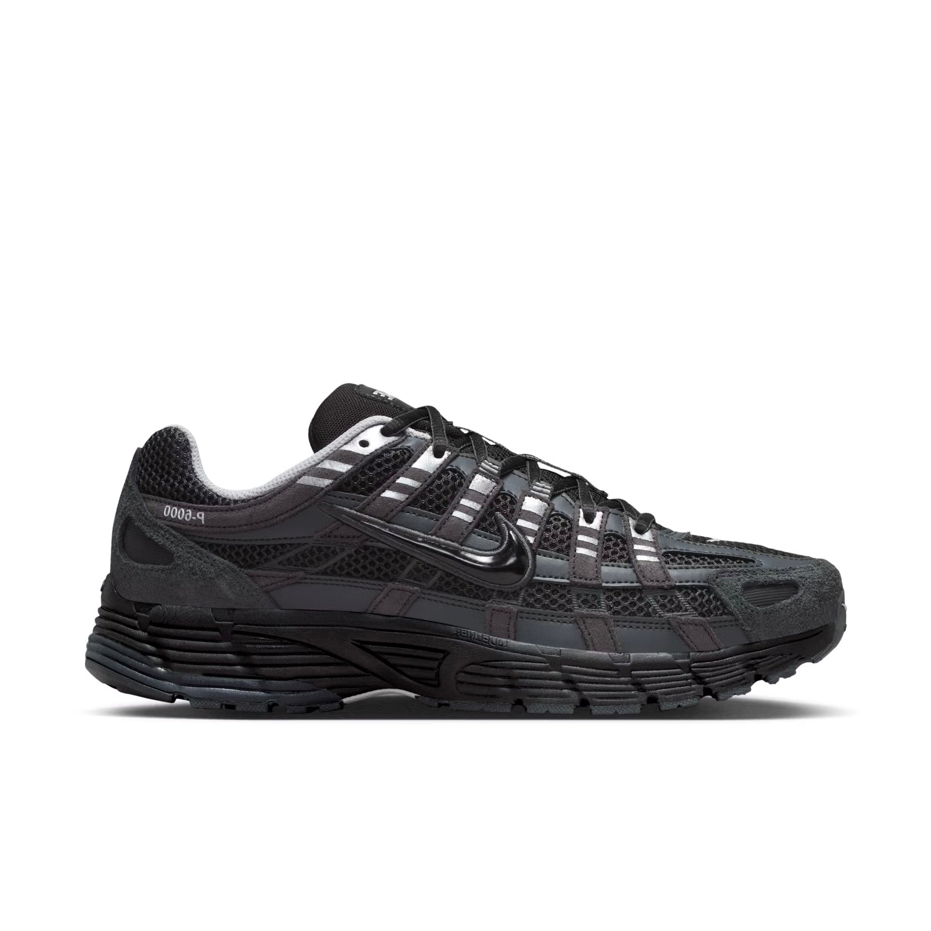 Nike P-6000 Suede Anthracite Metallic Silver HF0015-002 Nike