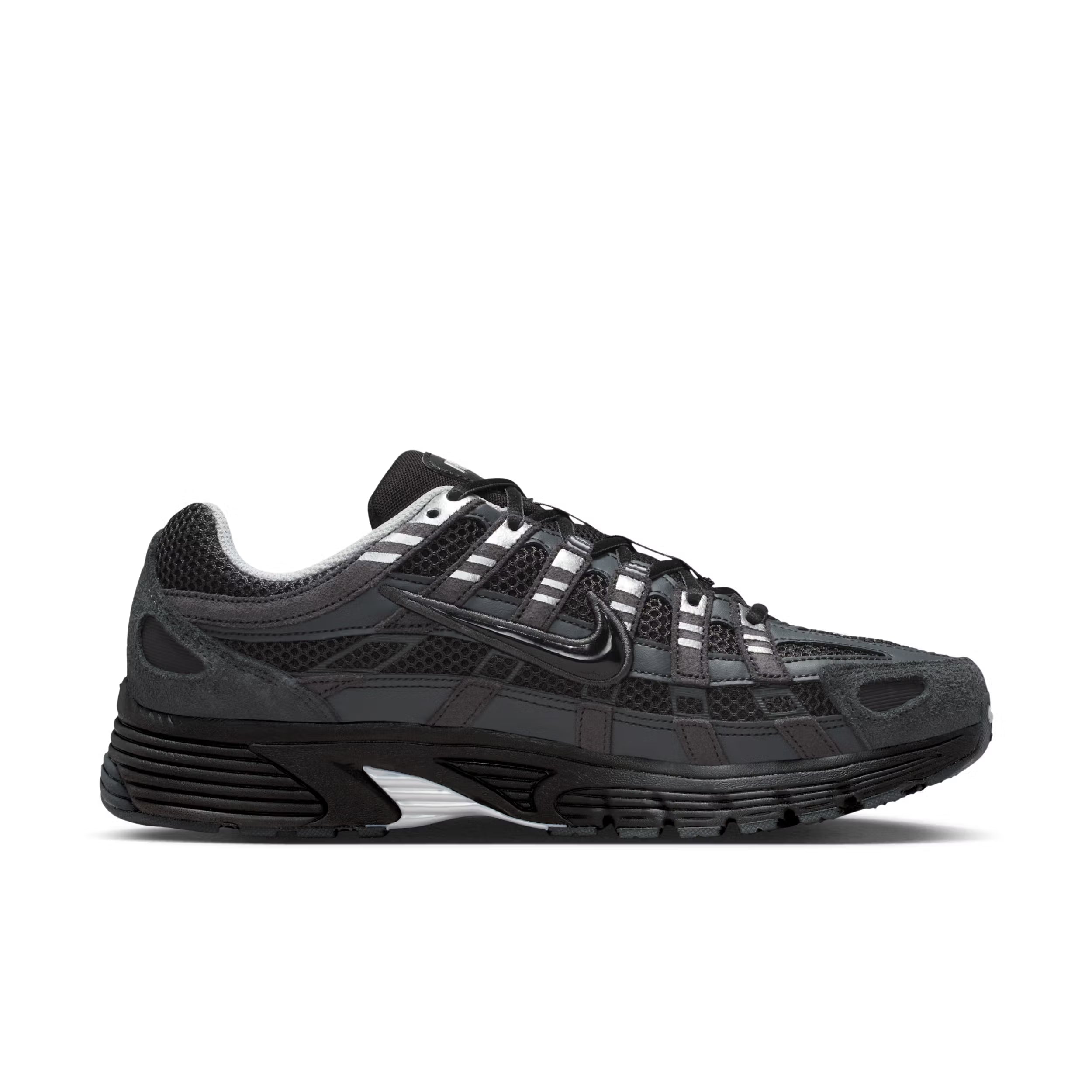 Nike P-6000 Suede Anthracite Metallic Silver HF0015-002 Nike