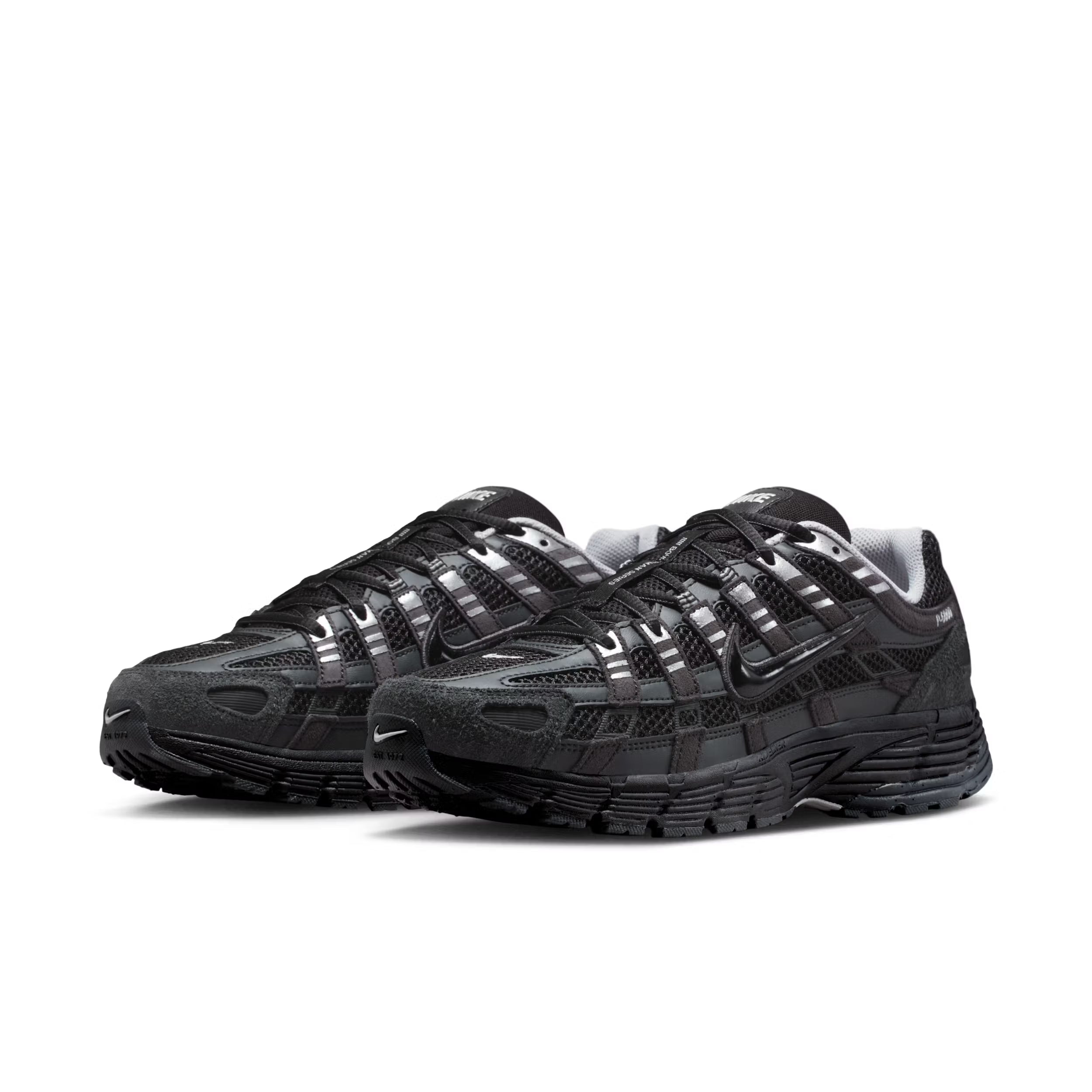 Nike P-6000 Suede Anthracite Metallic Silver HF0015-002 Nike