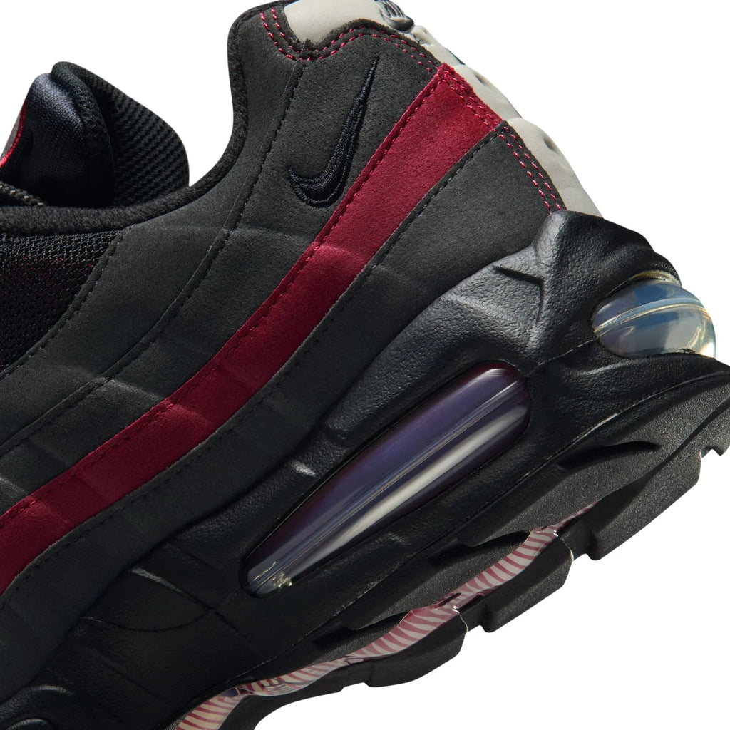 Nike Air Max 95 OG Big Bubble Black Crimson Grey HM4740-008 Nike