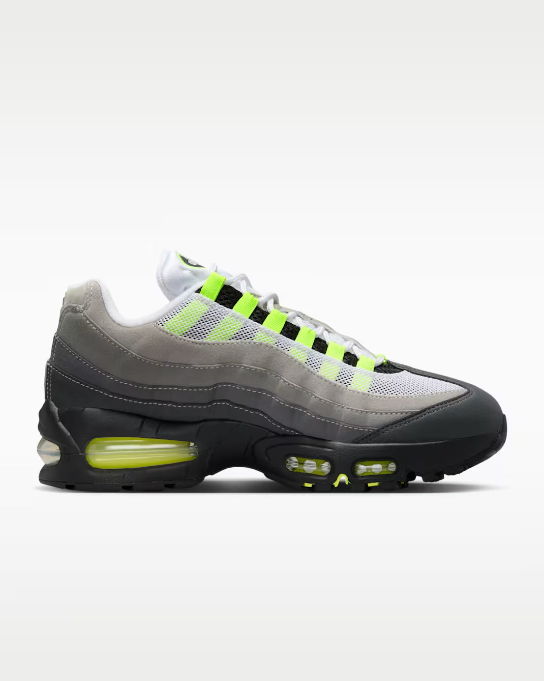 NIKE AIR MAX 95 OG Black And Neon Yellow-Lt Graphite IO9926-001 Nike