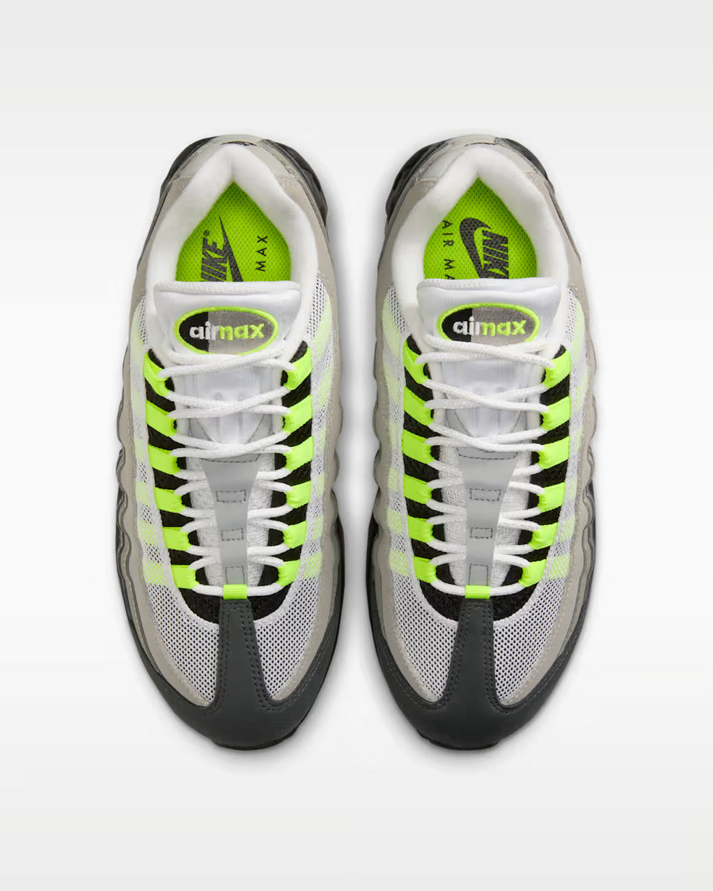 NIKE AIR MAX 95 OG Black And Neon Yellow-Lt Graphite IO9926-001 Nike