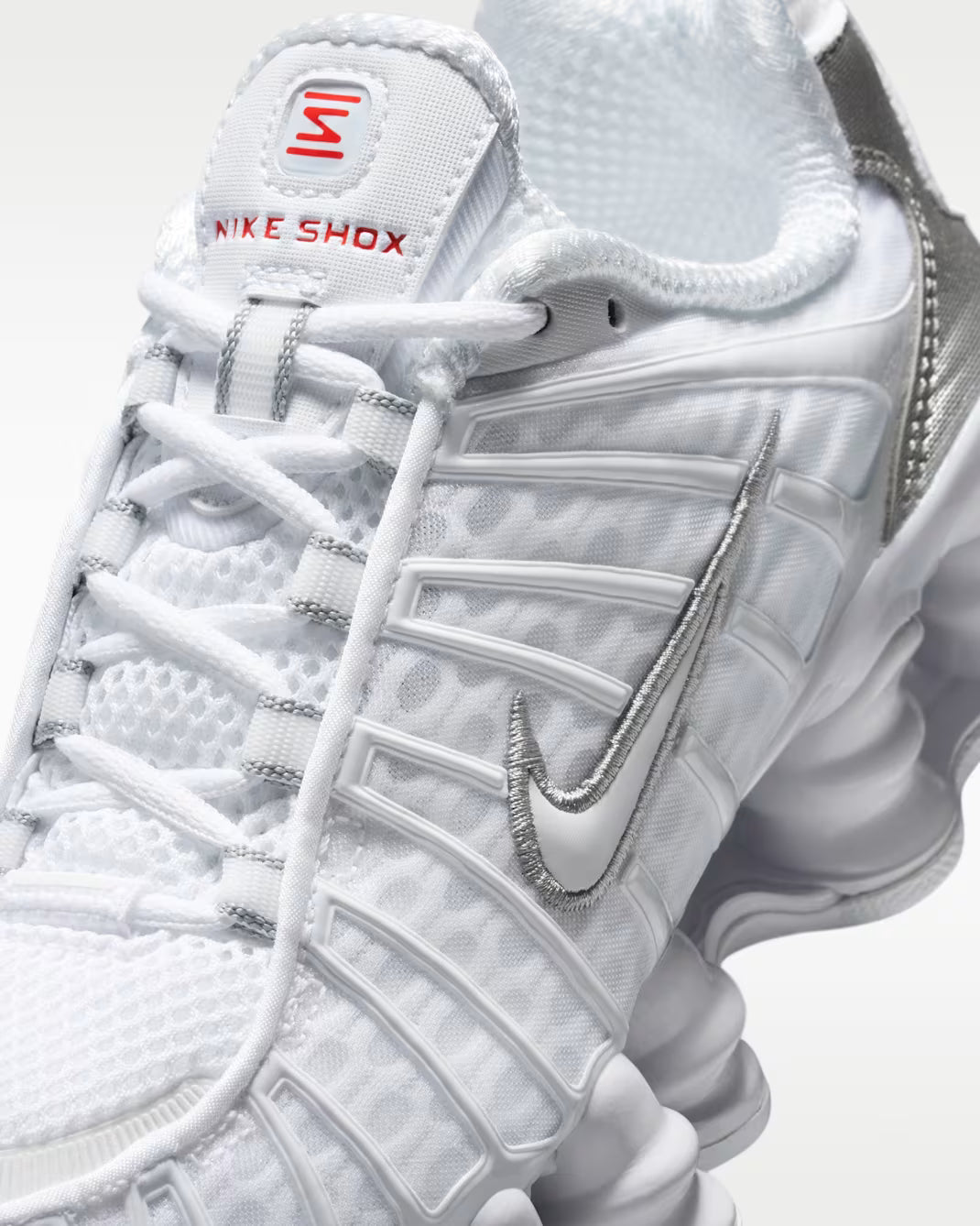 Nike Shox TL "White & Metallic Silver" AV3595-100 Nike