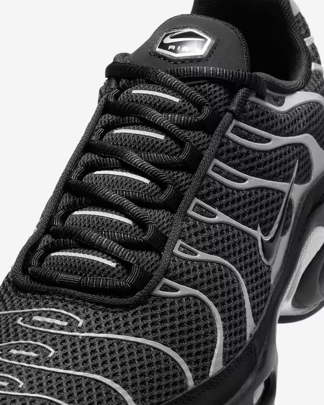 Nike Air Max Plus Premium "Black Reflective Silver"