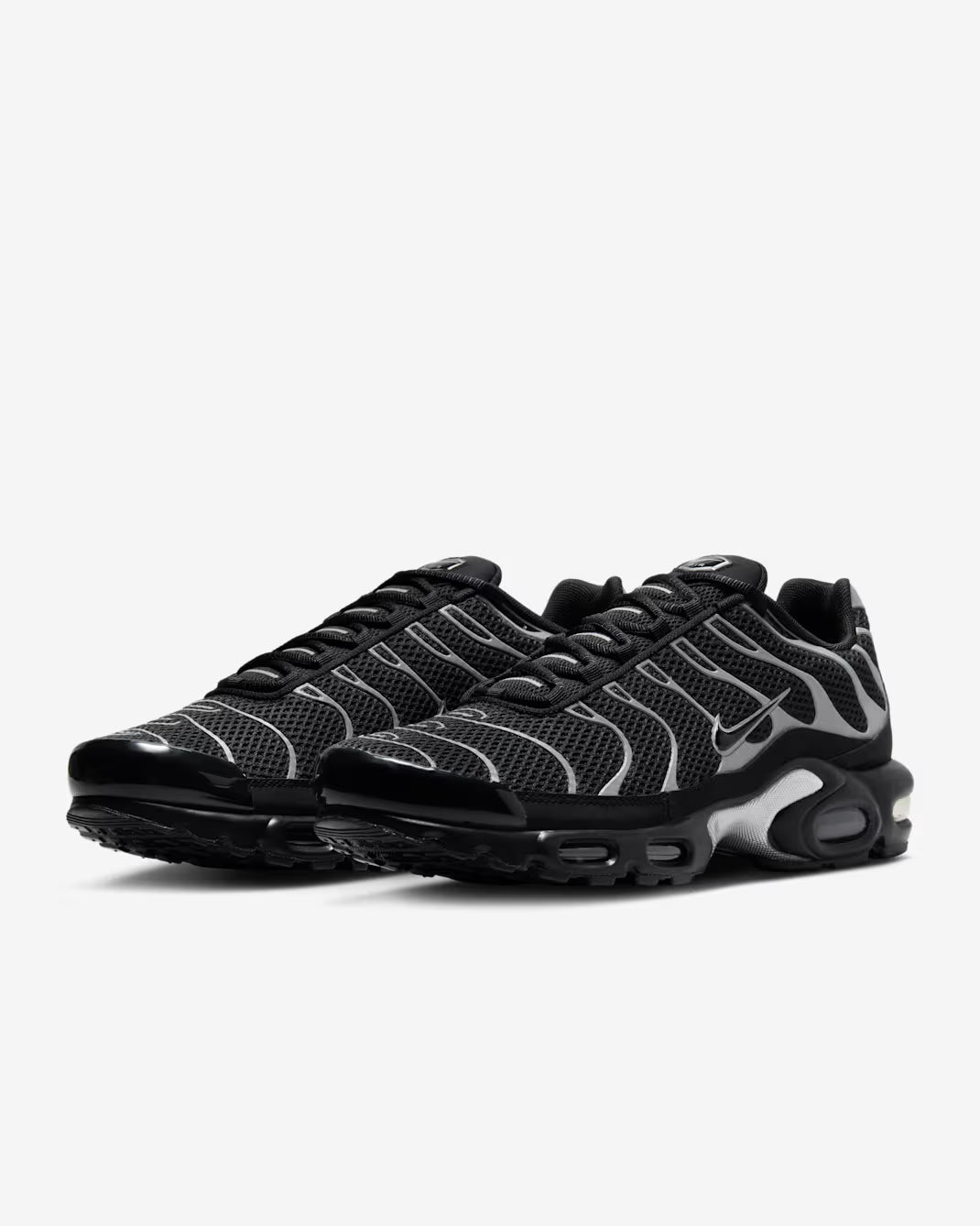 Nike Air Max Plus Premium "Black Reflective Silver"
